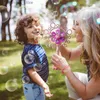 Sand Play Water Water Fun Bubble Wands for Kids Outdoor Party Holdhell Wind Mmill Bubble Machine Creative Wind Mmill Spinner Bubble Blower Kid Funny Toys L47