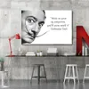 Jobs vintage Motivational Quote Affiche et imprimés moderne célèbre silhouette portrait peinture murale Art Picture Home Decor