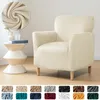 Couvercles de chaise en velours couvre-bain couvre de salon élastique club en fauteuil de faute