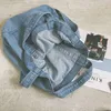 Bolsa 2024 bolsa feminina de jeans super grande bolsas de compras no estilo japão