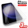 Samsung Galaxy S23 Plus Glass 3PCS保護温度ガラスSumsung S 23 S23+ S23PLUS 5Gスクリーンプロテクターアーマーカバーフィルム用