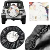 Hummingbird Print Out Opon Count Waterproof Universal Wheel Cover odporny na oponę obrońca kół opony 14 „15” 16 "17"