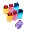 6 datorer/set Creative Inget behov Inkpad Toy Stamper Set Diy Student Drawing Supplies Diary Decor målning Roller Stamper