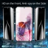 2 stks Anti Spy Privacy Hydrogel -film voor Xiaomi Mi 10S 11 11t 12 12S 12x 13 Ultra 14 Pro Mix 4 Note 10 Lite Soft Screen Protector