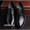 Casual Shoes Spring/Autumn Classic Men Business British Breathable Simple Lace-up Style Dress Mens Loafers Size 38-44