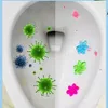 Hushållens rengöring av hushållens städning. 2st toalettrensare gelblomma luftfräschare deodorant för badrum | toalett