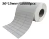 3015mm10000pcs Transfert thermique Blank Barcode Labelsart Paper Adhesive Imprimé Label Sticker 9530596