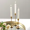 Kerzenhalter 3PCS/Set Creative Wachs Dinner Requisiten Stand Vintage Metall Candlestick Home Decor Retro Tischdekoration