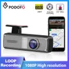 Podofo Car Video Rearview DVR Dash Camera Front Insid