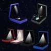 Mücevher Kutuları Javrick Premium LED Işık Kolye Hediye Kutusu Takı Ekran Düğün Kolye Kolye Kutusu
