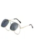 2020 occhiali da sole alla moda per uomini e donne in metallo quadrato di design a ribaltamento di occhiali unisex occhiali vintage UV4008195731
