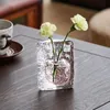 Vasi di vetro giapponese Crystal pianta semplice per pianta per fiori composizione floreale desktop idroponica bellissima vaso pratico pianta