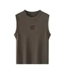 Top Tank Womens Designer Womens Tank Top Summer Slimless Slimess Camis Croptop Outwear مرنة الرياضة الدبابات المحبوك