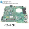 Moderkort Nokotion 828164001 DA0U8AMB6A0 LAPTOP MODERBOARD för HP Pavilion 15 15F Moderkort SR1YJ N2840 DDR3