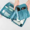 Borsa di stoccaggio di richiamo portatile Mesh Divisore Strumenti per maglieria per maglieria per maglieria Organizzatore Case di archiviazione Abbigliamento fai -da -te BASSO