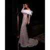 2023 Veren lovertjes Mermaid avondjurken Mouwen Dubai Women Long Prom Formal Party Jurken Vestidos de Gala