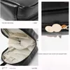 Storage Bags PU Leather Cosmetic Bag Large Capacity Multi-function Waterproof Solid Color Toiletry Pouch Women