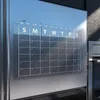 2 -stuk magnetisch droog doekje wissen bord voor koelkastkalender voor koelkast notitiebord Eraser Acryl Clear 43x30cm