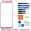 Front Glass Screen Lens + OCA For Google Pixel 8 7 6 5 4 3 7A 6A 5A 4A XL Pro 5G Outer LCD Display Touch Panel +Replacement Kits