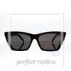 MICA SUNGLASSES MICA SUNGLASSES POPULÄR DESIGNER KVINNA Fashion Retro Cat Eye Shape Frame Glasses Summer Leisure Wild Style UV400 Protection Come with Case 780