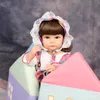 55 cm All Silicone Flower Strap Pants Doll Reborn Baby Doll Bebe Reborn Toys Birthday Presents for Child