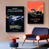 Tillbaka till The Future Movie Prints Classic Films Vintage Affisch Time Travel Wall Art Bild Canvas Måla sovrum Heminredning