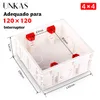 Unkas Montaj Kutusu Duvar Anahtarı Brezilya Standart 120x120mm Işık 4x4 Montaj Koyu Kutu Dahili Kaset Kablo Soketi Alt