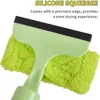 Windshield Cleaner with Microfiber Cloth and Spray Bottle Car Window Glass Auto Brush Cleaning Tool Kit Cleaner Accessories