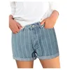 Damskie szorty dżinsy High Slim Hole Pants Women Taist Summer Sexy dżin