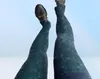 Tam Harfler Kadın Tayt Taytlar Tasarımcı Çoraplar Tekstil Kış Kış Lady8415969 için sıcak külotlu çorap tut