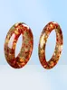 Bangle Natural Flower Amber Bangles Kvinnor Män äkta ceried baltiska bärnstensfina smycken Bangle gåva för damer Real Gemstone Armband 2210288837588