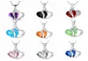 hart kristal ketting hanger liefde kristal ketting strass heart ketting zilveren ketting hangere sieraden kunsten geschenken 7732922