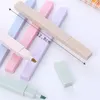 1pc Marker Stift Highlighter Soft Marker Handkonto Briefpapiermarkierungen Schülern School Stifte Marker Alkohol Stift Stationär stationär