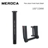 Meroca Mtb Road Bike thru Assle FORCHIO FORCO FURCO FURCO ASSLE ASSLE 100*15mm Pitch M15*P1.5 Parti di forcella in lega in lega di alluminio