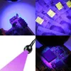 Nagelorter LED Ultraviolet Lights Lampe UV Desk Lamp Mini Gel Curing Light Dryer för DIY Art Cash Detector