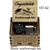 Scarborough Fair Music Box do filme de pós -graduação tema -tema Movimento mecânico Friends Special Friends Class Birthday Party Gift