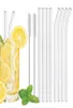 Clear Glass Straw 2008mm Reusable Straight Bent Glass Drinking Straws with Brush Eco Friendly Glass Straws for Smoothies Cocktail4409995