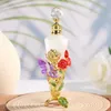 Storage Bottles 60 X European Style Flower Fairy Enamel Color Craft Glass Perfume Essential Oil Bottle 25ml Empty Makeup Essence Liquid