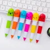 Pennor 30 st pill Pen Pen Telescopic Capsule Ballpoint Pen School Pennor Set Gratis frakt Original Roman Pennor för att skriva Kawai Stationery