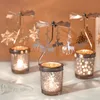 Glam Design kandelaars lamp kerstmis kleine tafel decoratieve kaarsenhouders unieke teal licht kerzenhalter feestdecoratie