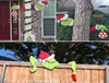 Julgran Peeker Sculpture Thief Hand Cut Out Christmas Grinchs Hand Max Garden Decorations Outdoor Ornament Wall Stickers H19937271