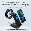 Chargers 30W 3 in 1 Wireless Charger Stand Fast Charging Dock Station for iPhone 14 13 12 11 X XR 8 Apple Watch 6 7 8 iWatch Airpods Pro