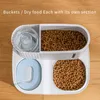 New 3L Pet Cat Food Bowl Dog Automatic Feeder With Dry Food Storage Cat Drinking Water Bowl High Quality Safety Material