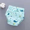 Trousers 6pcs/lot Baby Training Pants Washable 6layer Gauze Cloth Nappy Diaper Breathable Learning Panties Newborn Accessories