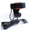 Webcams 720P HD Webcam with Mic Rotatable Two-Way Audio Talk For PC Computer Desktop Mini USB 2.0 Video Recording Webcam