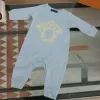 Designer nouveau-né les bébés filles garçons corchettes à manches longues à manches à manches à manches longues Cuit de vêtements pour enfants marque bébé roberie bébé vêtements csg2404118-6