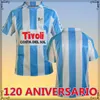 2024 2025 Camiseta Malaga CF Futbol Forması 120 Aniversario Çocuk Kiti Remake Retro 24/25 Evde Futbol Gömlekleri Erkek Bustinza M. Juande Ramon Febas Alex Gallar Sol Munoz