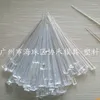 Disposable Flatware Wholesale Triangular Fruit Stickers Creative Forks Plastic Transparent Needles Inserts El Su