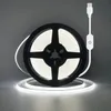 Dimmable Cob Led Strip Light с сенсорным выключателем 5V USB Гибкая светодиодная лента 320LEDS/M