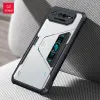 Caso de proteção XUNDD para Asus Rog Telefone 6 7 Pro Phone 6D Ultimate Case, PCTPU Airbags CHEGLA DE CHOQUE DE CHOQUE, TRANSPARENTE